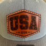 "Est. 1776" - WR Original Leather Patch Hat