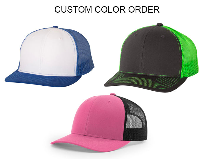 Custom Hat Color Order Premium