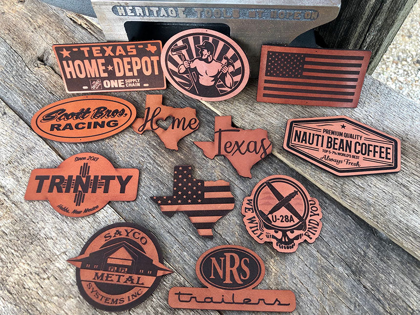 Custom Leather Patches only
