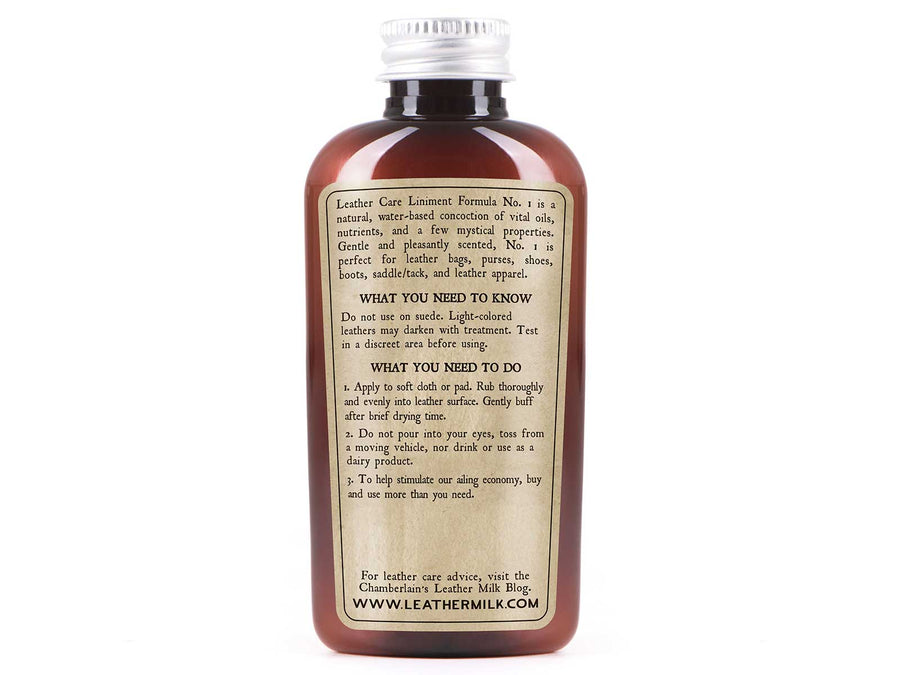 Leather Milk Leather Care Conditioner No. 1 - 2 oz Bottle