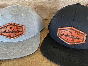 Youth Custom Leather Patch Hats